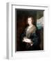 Portrait of a Woman With a Rose-Sir Anthony Van Dyck-Framed Giclee Print