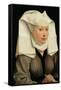 Portrait of a Woman with a Winged Bonnet, C. 1440-Rogier van der Weyden-Framed Stretched Canvas