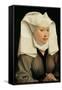 Portrait of a Woman with a Winged Bonnet, C. 1440-Rogier van der Weyden-Framed Stretched Canvas