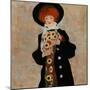 Portrait of a Woman with Black Hat (Gertrude Schiele), 1909-Egon Schiele-Mounted Premium Giclee Print