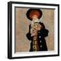 Portrait of a Woman with Black Hat (Gertrude Schiele), 1909-Egon Schiele-Framed Giclee Print