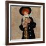 Portrait of a Woman with Black Hat (Gertrude Schiele), 1909-Egon Schiele-Framed Giclee Print