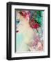 Portrait of a Woman with Trees and Flowers-Alaya Gadeh-Framed Photographic Print