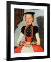 Portrait of a Woman-Lucas Cranach the Elder-Framed Collectable Print
