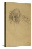 Portrait of a Woman-Gustav Klimt-Stretched Canvas