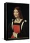 Portrait of a Woman-Giovanni Antonio Boltraffio-Framed Stretched Canvas