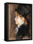 Portrait of a Woman-Pierre-Auguste Renoir-Framed Stretched Canvas