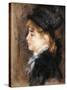 Portrait of a Woman-Pierre-Auguste Renoir-Stretched Canvas