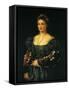 Portrait of a Woman-Titian (Tiziano Vecelli)-Framed Stretched Canvas