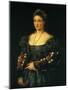 Portrait of a Woman-Titian (Tiziano Vecelli)-Mounted Giclee Print