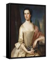 Portrait of a Woman-John Singleton Copley-Framed Stretched Canvas