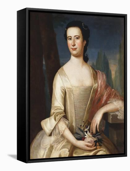 Portrait of a Woman-John Singleton Copley-Framed Stretched Canvas