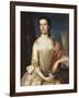 Portrait of a Woman-John Singleton Copley-Framed Giclee Print