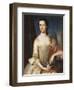 Portrait of a Woman-John Singleton Copley-Framed Premium Giclee Print