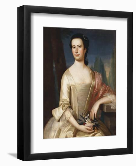 Portrait of a Woman-John Singleton Copley-Framed Premium Giclee Print