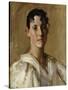 Portrait of a Woman-William Merritt Chase-Stretched Canvas