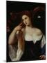 Portrait of a Woman-Titian (Tiziano Vecelli)-Mounted Giclee Print
