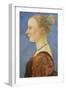 Portrait of a Woman-Piero del Pollaiuolo-Framed Art Print