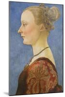 Portrait of a Woman-Piero del Pollaiuolo-Mounted Art Print