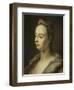 Portrait of a Woman,-Balthasar Denner-Framed Art Print