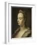 Portrait of a Woman,-Balthasar Denner-Framed Art Print