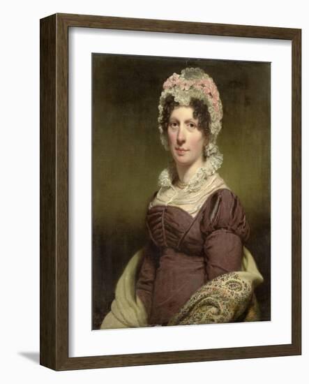 Portrait of a Woman-Charles Howard Hodges-Framed Art Print