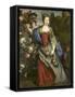 Portrait of a Woman-Nicolas de Largilliere-Framed Stretched Canvas