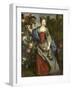 Portrait of a Woman-Nicolas de Largilliere-Framed Art Print