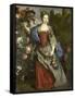 Portrait of a Woman-Nicolas de Largilliere-Framed Stretched Canvas