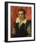 Portrait of a Woman.-Lorenzo Lotto-Framed Art Print