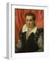 Portrait of a Woman.-Lorenzo Lotto-Framed Art Print