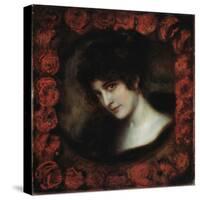 Portrait of a Woman-Franz von Stuck-Stretched Canvas