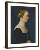 Portrait of a Woman-Hans Holbein the Younger-Framed Giclee Print