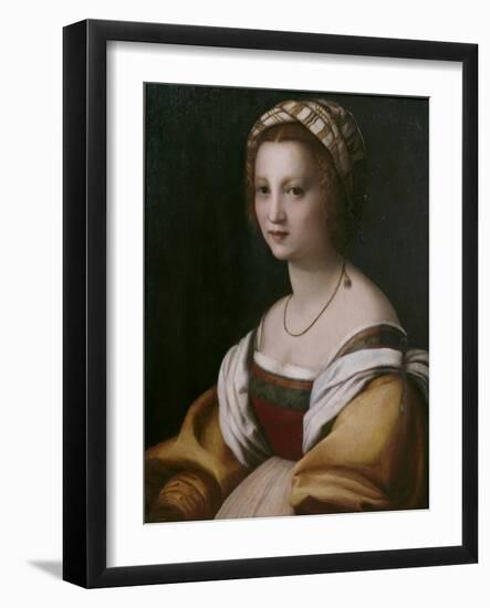 Portrait of a Woman-Andrea del Sarto-Framed Giclee Print