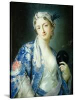 Portrait of a Woman-Rosalba Giovanna Carriera-Stretched Canvas