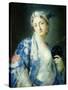 Portrait of a Woman-Rosalba Giovanna Carriera-Stretched Canvas