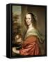 Portrait of a Woman-Adriaen Hanneman-Framed Stretched Canvas