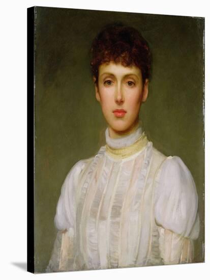 Portrait of a Woman-Philip Hermogenes Calderon-Stretched Canvas