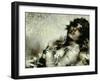 Portrait of a Woman-Luigi Conconi-Framed Giclee Print