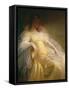 Portrait of a Woman-Arpad Migl-Framed Stretched Canvas