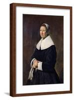 Portrait of a Woman-Frans Hals-Framed Giclee Print