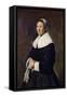 Portrait of a Woman-Frans Hals-Framed Stretched Canvas