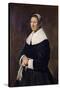 Portrait of a Woman-Frans Hals-Stretched Canvas