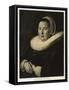 Portrait of a Woman-Frans Hals-Framed Stretched Canvas