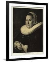 Portrait of a Woman-Frans Hals-Framed Giclee Print