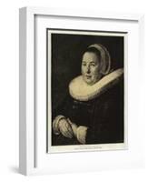 Portrait of a Woman-Frans Hals-Framed Giclee Print