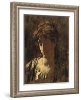 Portrait of a woman-Thomas Couture-Framed Giclee Print