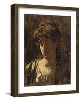 Portrait of a woman-Thomas Couture-Framed Giclee Print