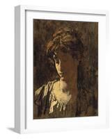 Portrait of a woman-Thomas Couture-Framed Giclee Print