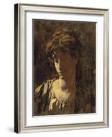 Portrait of a woman-Thomas Couture-Framed Giclee Print